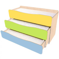 Кровать детская трехъярусная