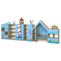 Стенка для игрушек «Морские приключения» Стенка для игрушек «Морские приключения»