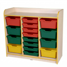 Шкафчик с пластиковыми лотками