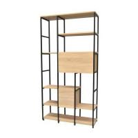 Raft metalic cu 5 polite de PAL Raft metalic cu 5 polite de PAL