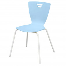 Scaun din placaj îndoit cu acoperirea HPL pe cadru metalic Scaun din placaj îndoit cu acoperirea HPL pe cadru metalic