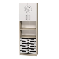 Шкаф полузакрытый с лотками и фотопечатью