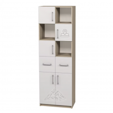 Шкаф 5-ти дверный комбинированный с фотопечатью