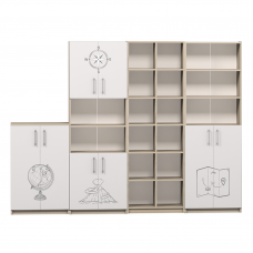 Комплект шкафов для кабинета географии