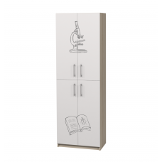 Шкаф закрытый с 4-мя дверцами с фотопечатью