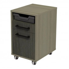 Тумба мобильная с дверцей, ящиком и лотком 