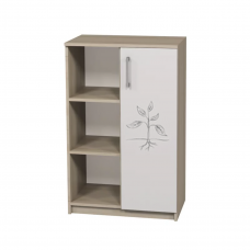 Тумба полузакрытая с одной дверцей и фотопечатью