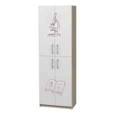 Шкаф закрытый с 4-мя дверцами с фотопечатью