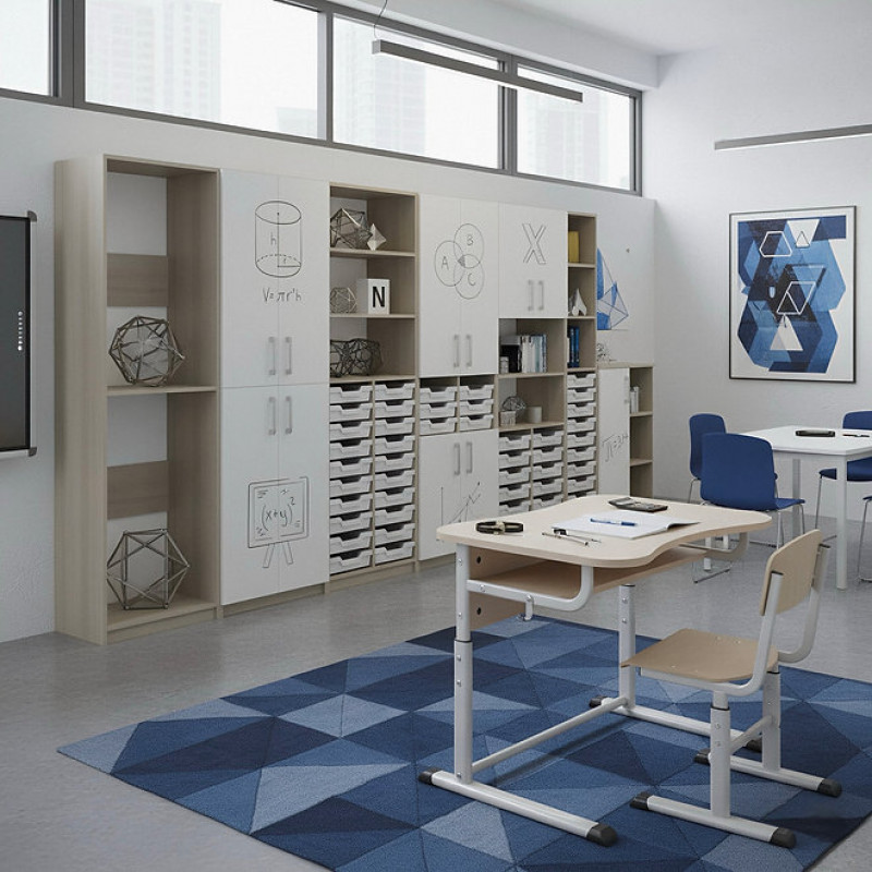 Шкаф закрытый с 4-мя дверцами с фотопечатью