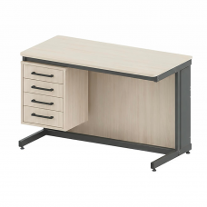 Демонстрационна маса Pro Line с чекмеджета и HPL покритие.