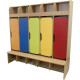 Шкаф детский для раздевалки пятместный