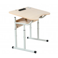 Banca scolara individuala pe cadru rotund Banca scolara individuala pe cadru rotund