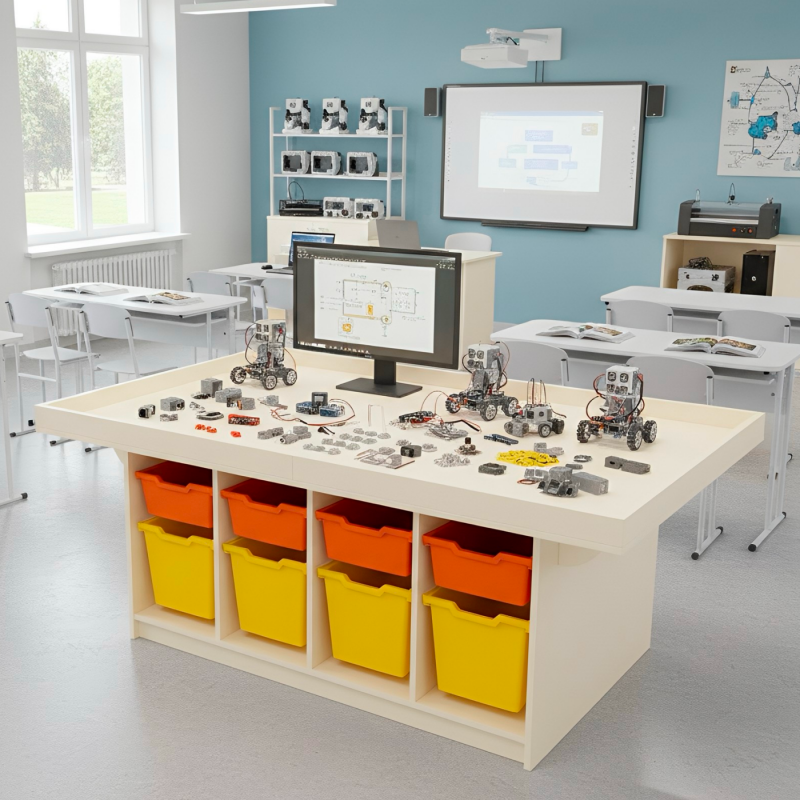 Masă pentru activități practice Masă pentru activități practice