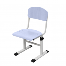 Регулируемый стул с покрытием HPL на плоскоовальном каркасе