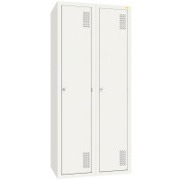 Dulap metalic pentru haine cu 2 secții Dulap metalic pentru haine cu 2 secții